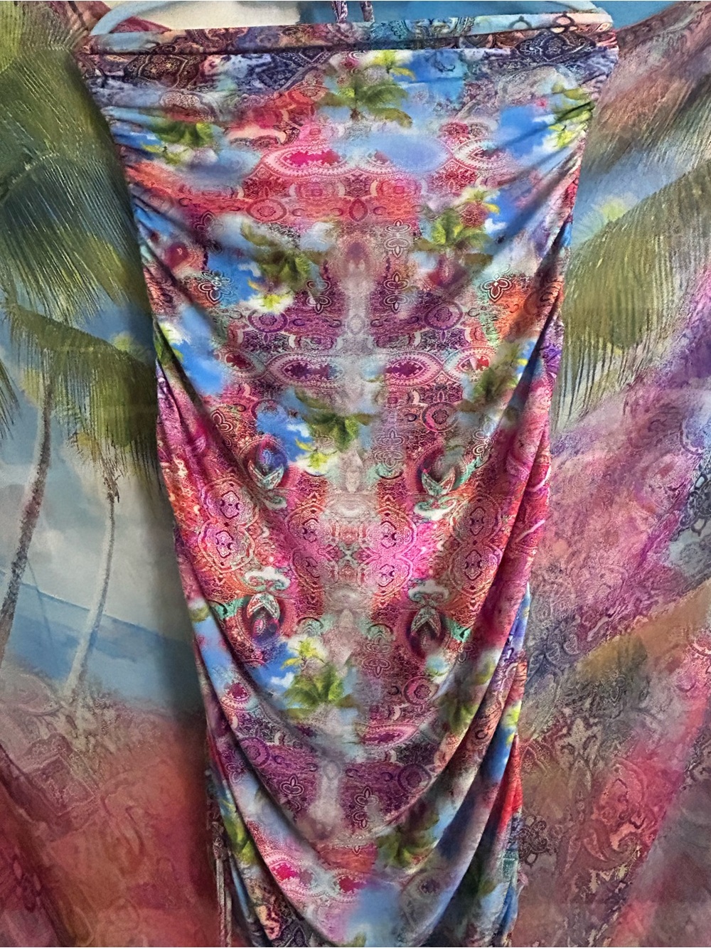 Nicole Oliver 4 Piece collection Swim  Sarong Cover-Up , dress & bikini